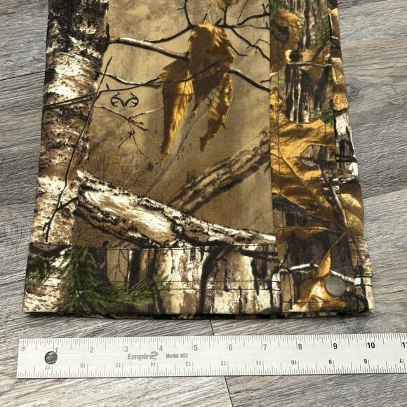 Carhartt Realtree Camouflage Shoreline Men M Nylon Hunting Camo Bib Overalls EUC - Picture 14 of 15
